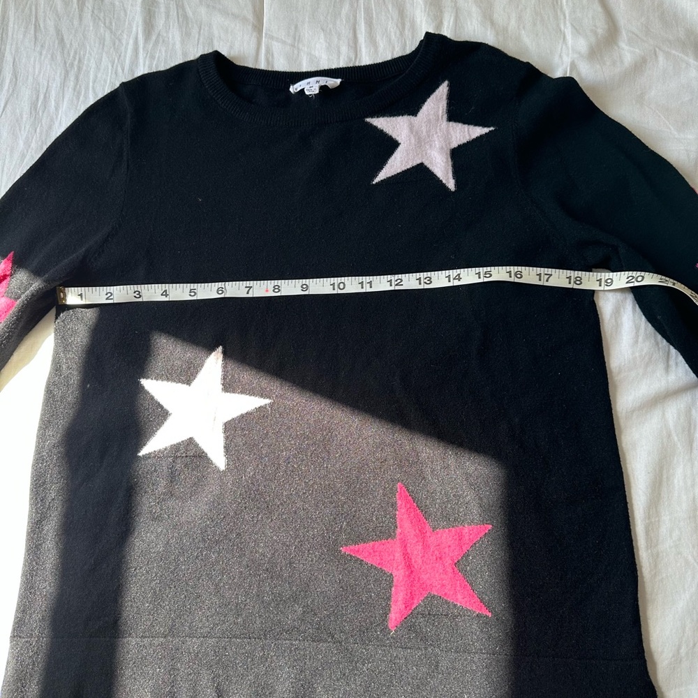 THML Black Sweater with Pink and White Stars - Picture 5 of 12
